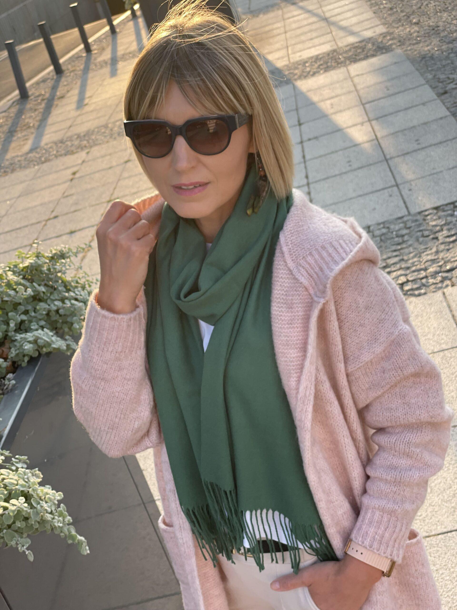 Kardigan Hoodie - Pudrowy róż – Studioborycka