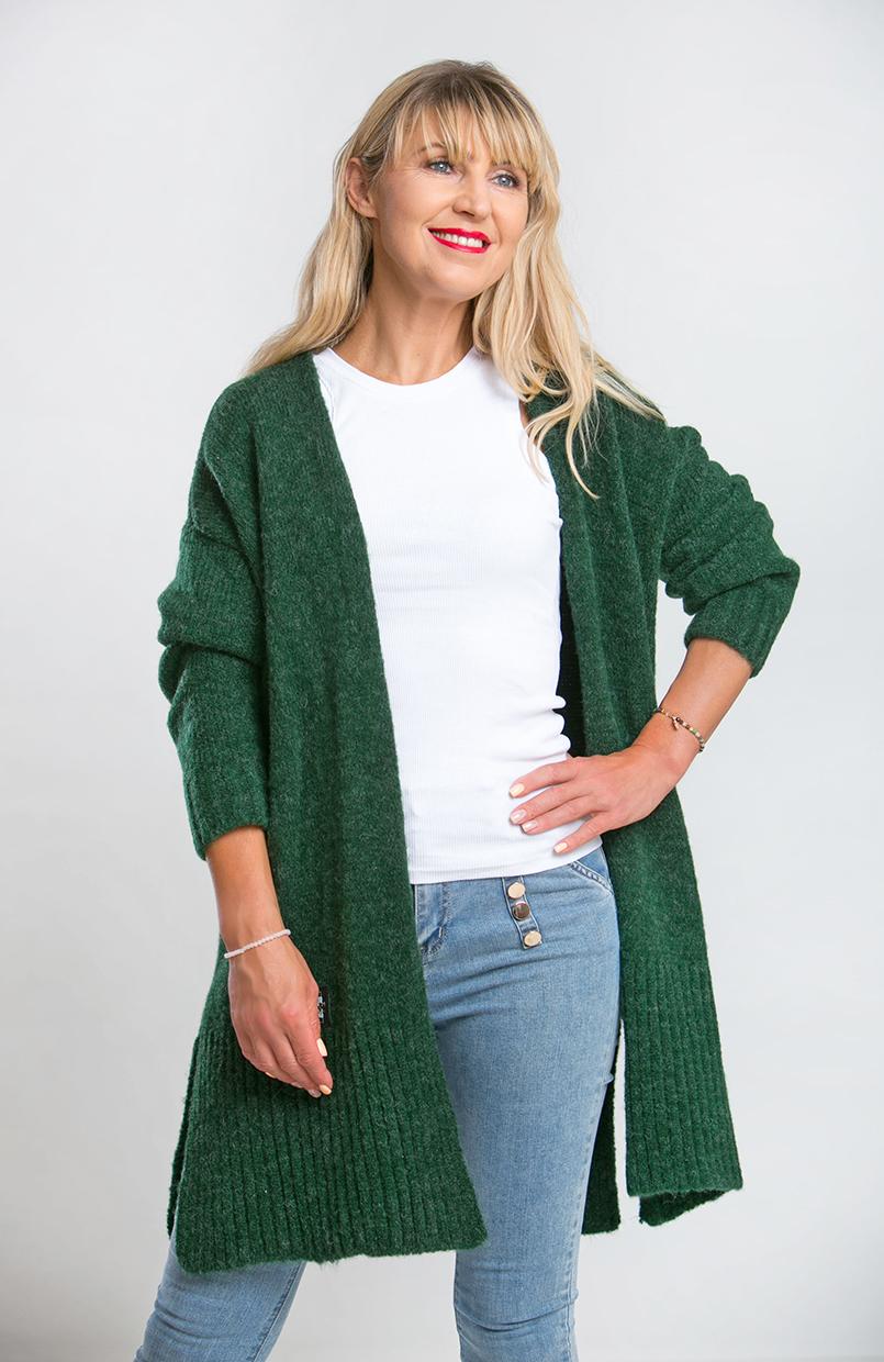 Kardigan Andrea - Szmaragdowy – Studioborycka