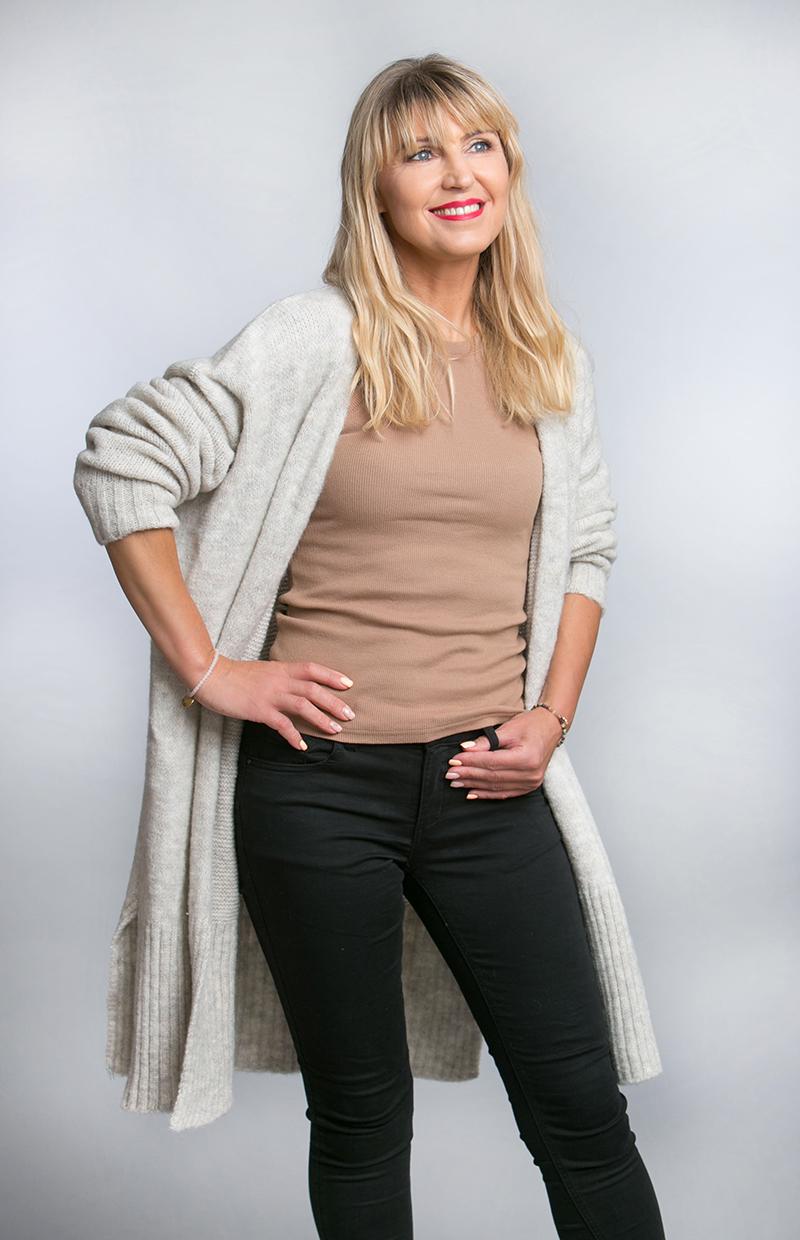 Kardigan Andrea - Jasny beż – Studioborycka