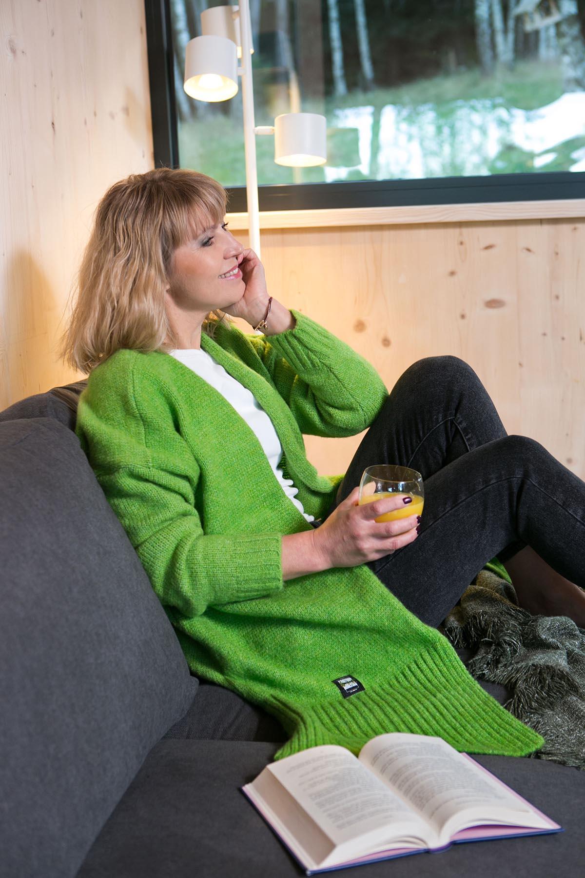Kardigan Andrea - Groszkowy – Studioborycka