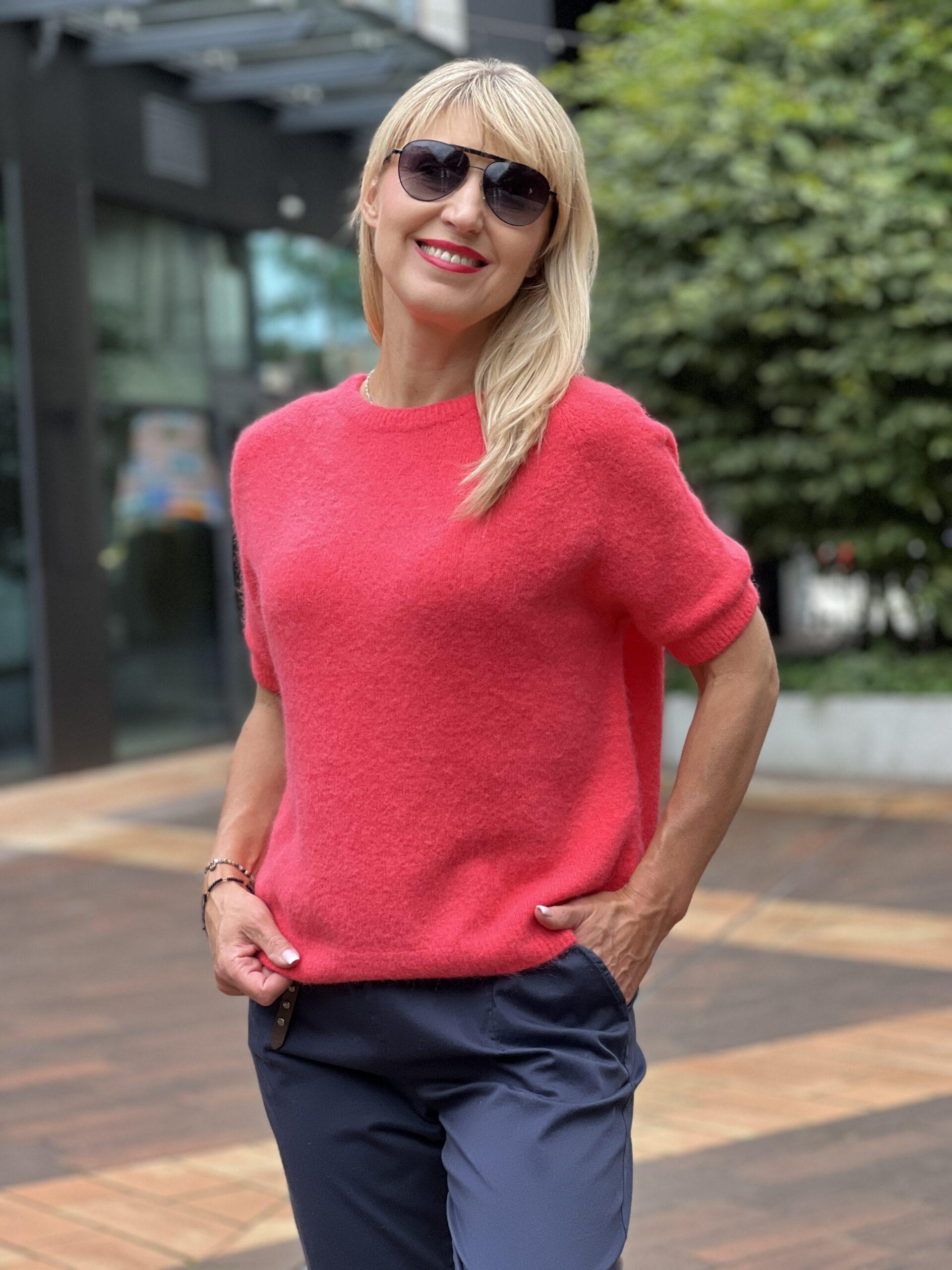 Sweter Milu - malinowy – Studioborycka