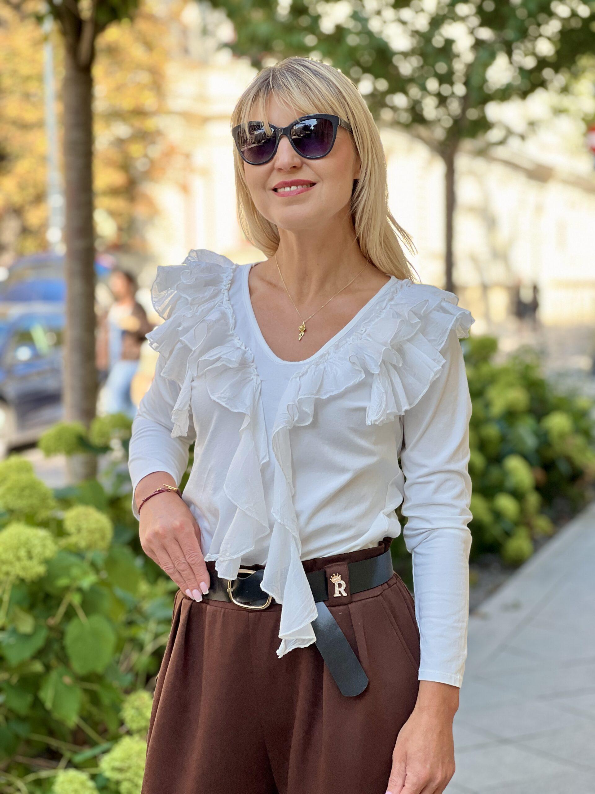 Bluzka Amira - biała – Studioborycka