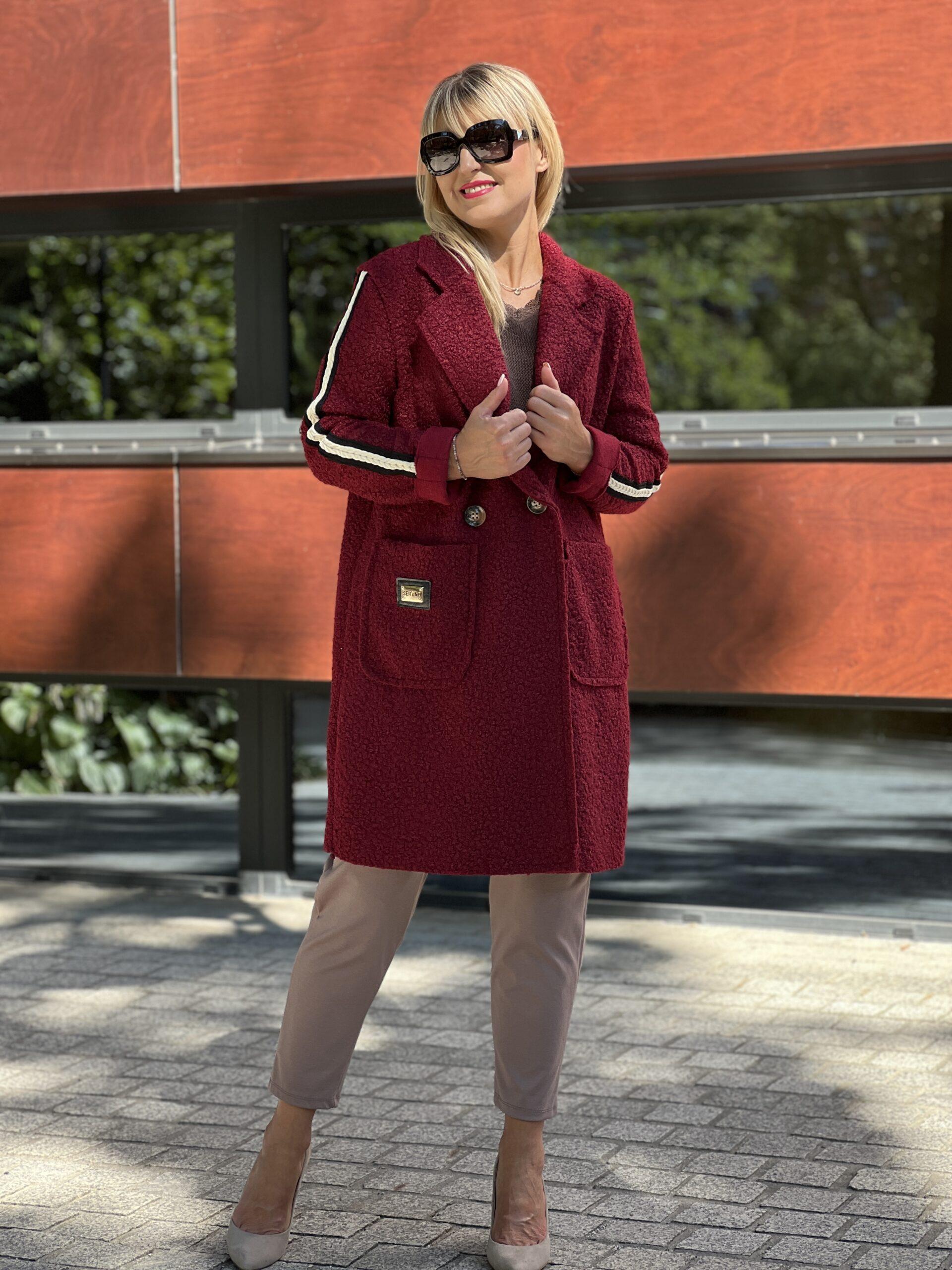 Płaszcz Teddy - bordo - opinia klientki
