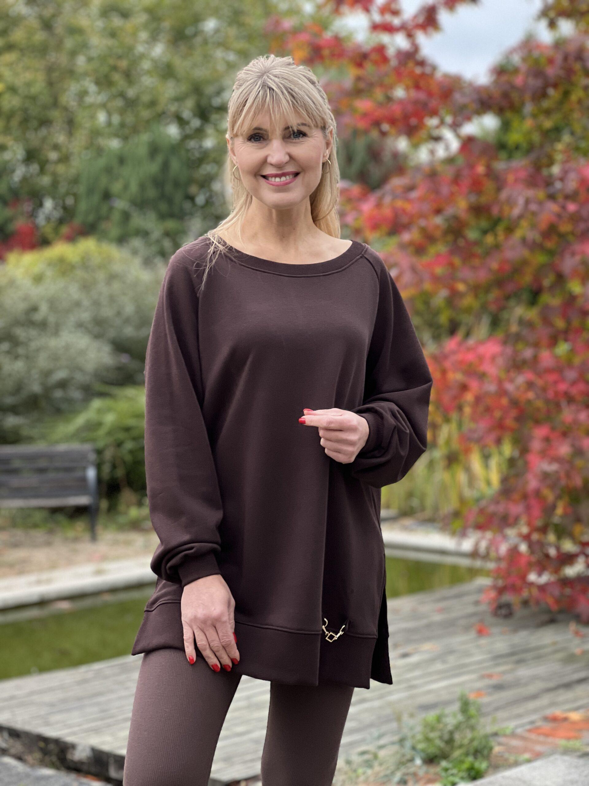 Bluza Maxi - czekoladowa – Studioborycka