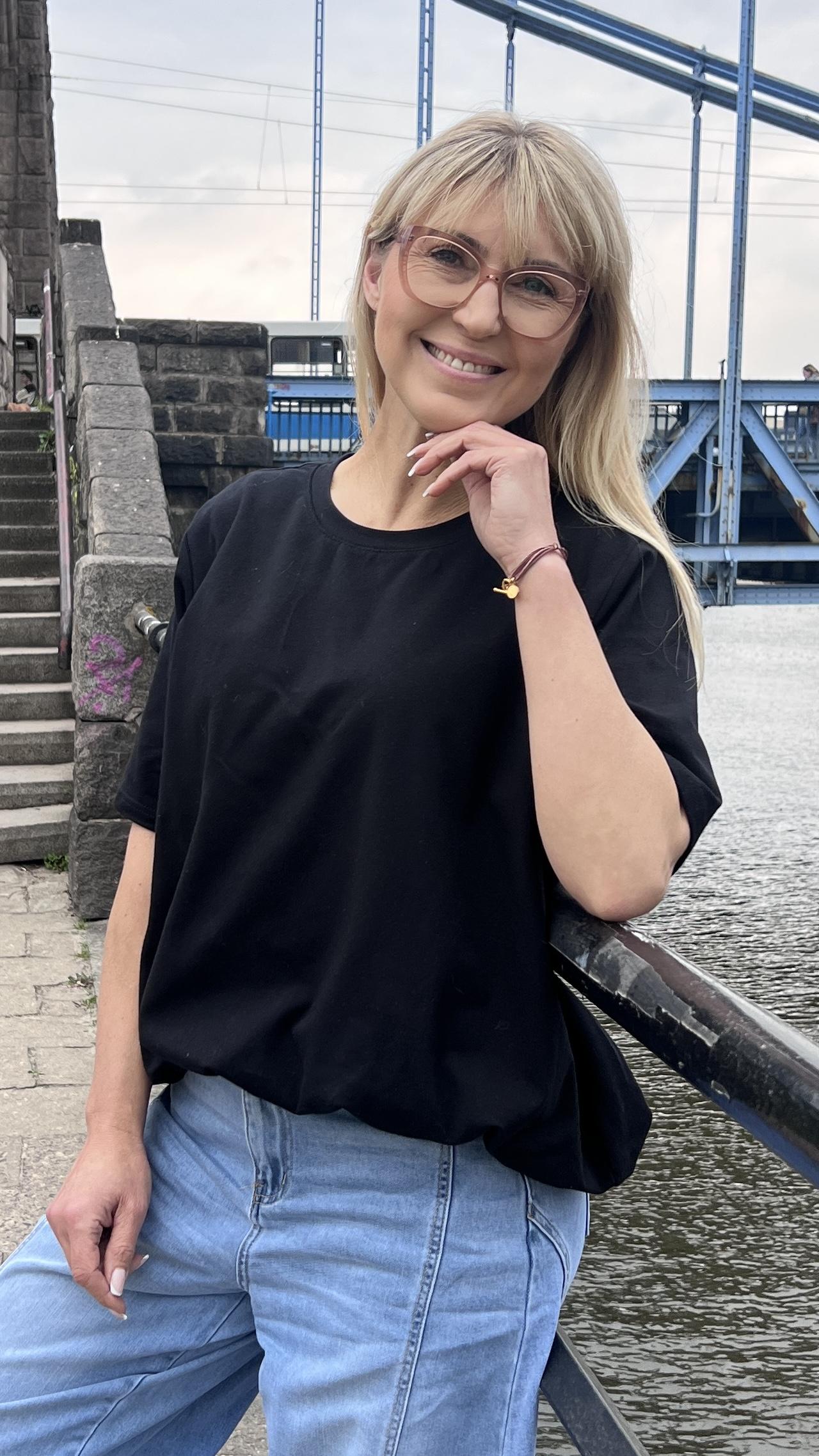 Bluzka Pure - czarna – Studioborycka